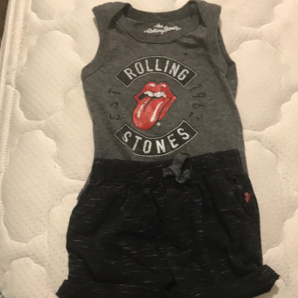 Rolling Stones outfit 0-3 month